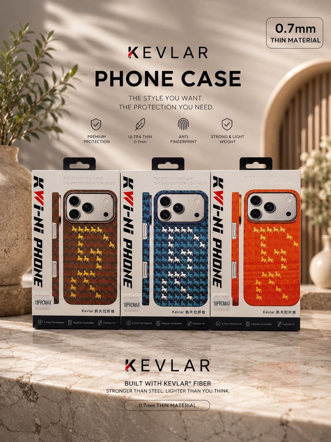 KEVLAR KWI- NI THIN CASE — Apple | SILVIO STORE 3