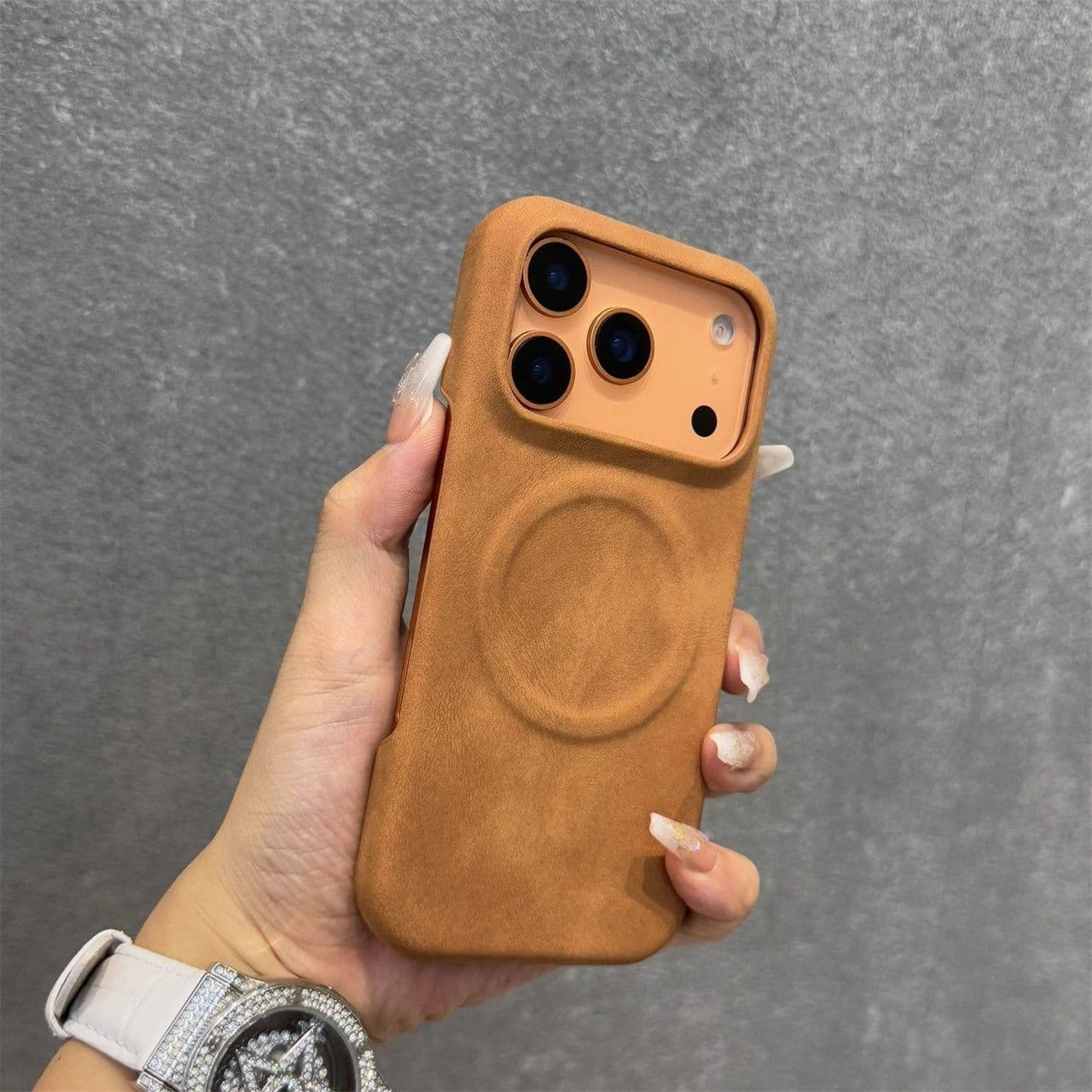 Coque en cuir magnétique avec béquille / stand rétractable